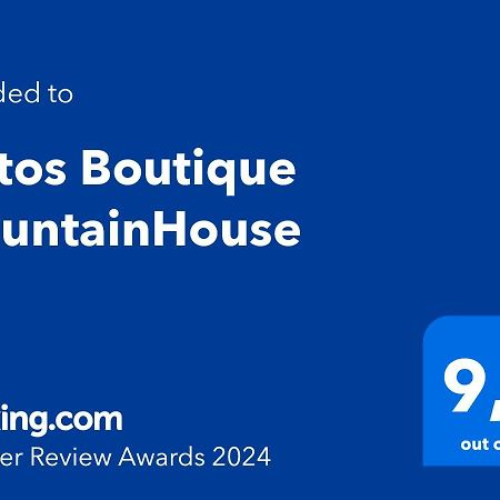Elatos Boutique Mountainhouse Villa Karpenísion Dış mekan fotoğraf